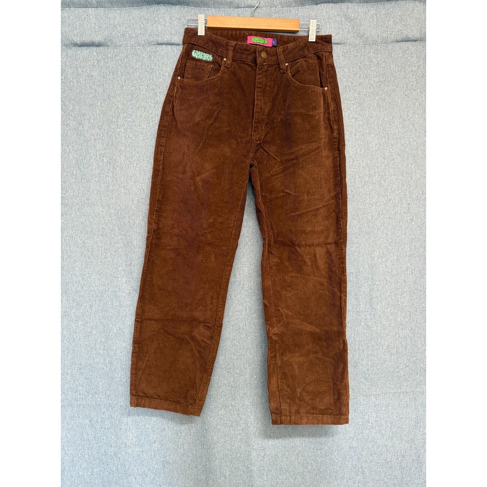 Empyre‎ Tori Womens 5 Brown Corduroy Skate Pants Baggy Loose Straight Leg Used